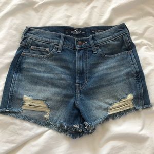 High Rise Denim shorts